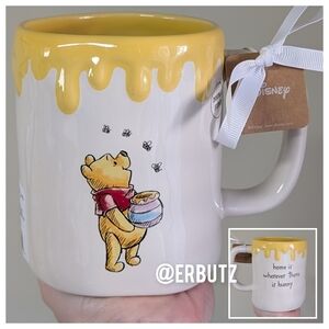 Rae Dunn x Disney Winnie The Pooh HOME IS WHEREVER THERE IS HUNNY Mug 🍯